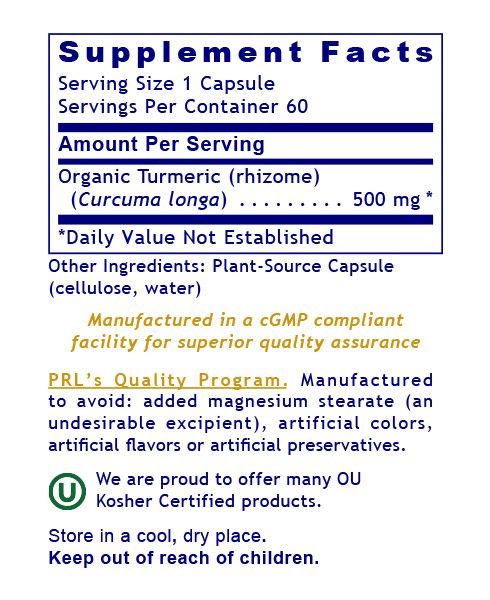 Turmeric (Premier Turmeric - Inflammation - Curcumin) 60 Vcaps