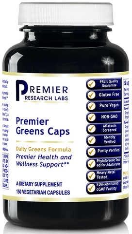 Greens Caps (Premier Health & Wellness & pH Balance Support) 150 Vcaps