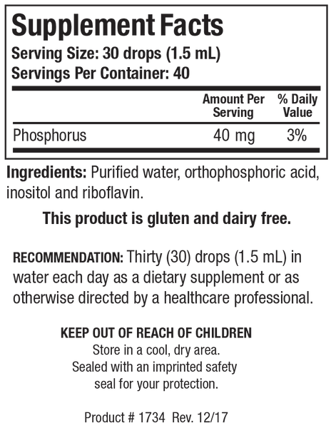 Super Phosphozyme Liquid  (Phosphorus) 2 oz.