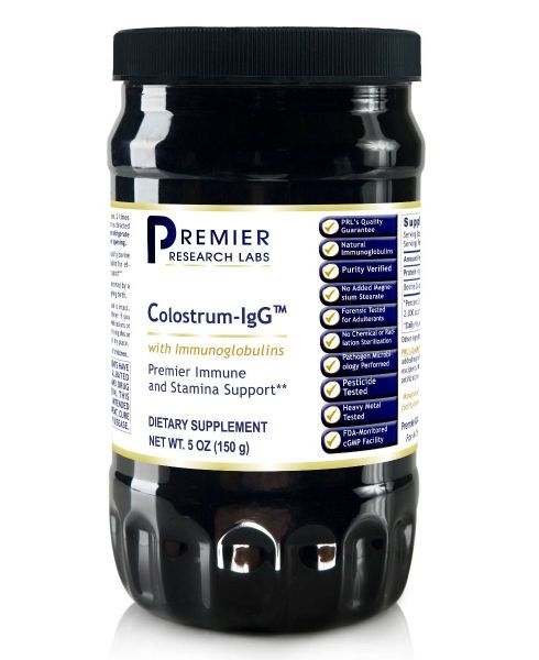 Colostrum-IgG Powder (Premier Immune Support) 60 Vcaps or 5 oz./bottle