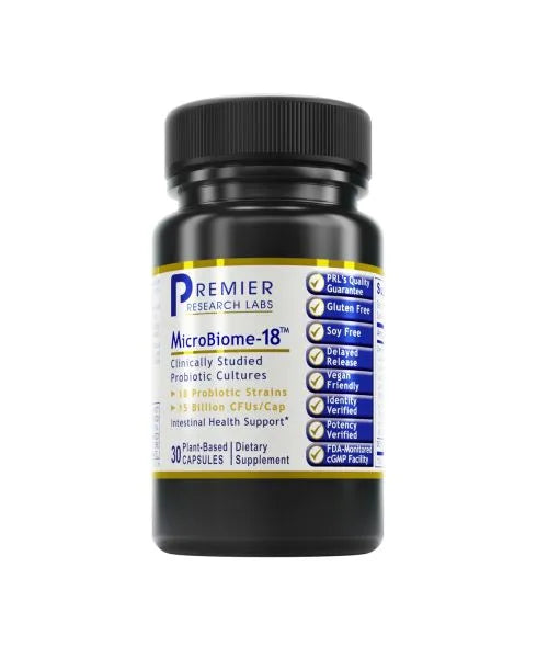 MicroBiome-18™ (Premier Probiotics - Intestinal Health) 30 Vcaps