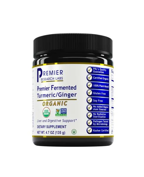 Fermented Turmeric & Ginger - Organic (Premier Liver & Digestive Support) 7.4 oz. Powder