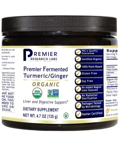 Turmeric/Ginger Powder (Premier Liver and Digestive Support*) 4.7 oz. Powder