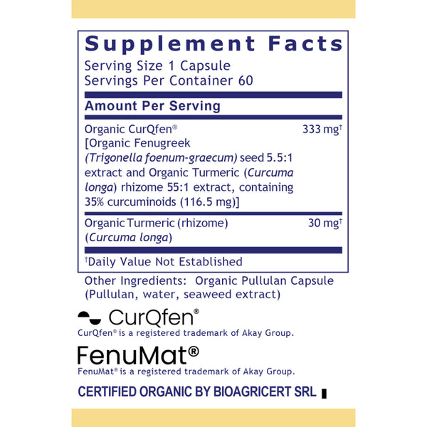 Curcumin-FX™ (NEW ITEM)(Premier Support for Brain, Joints, Liver & Heart) 60 caps