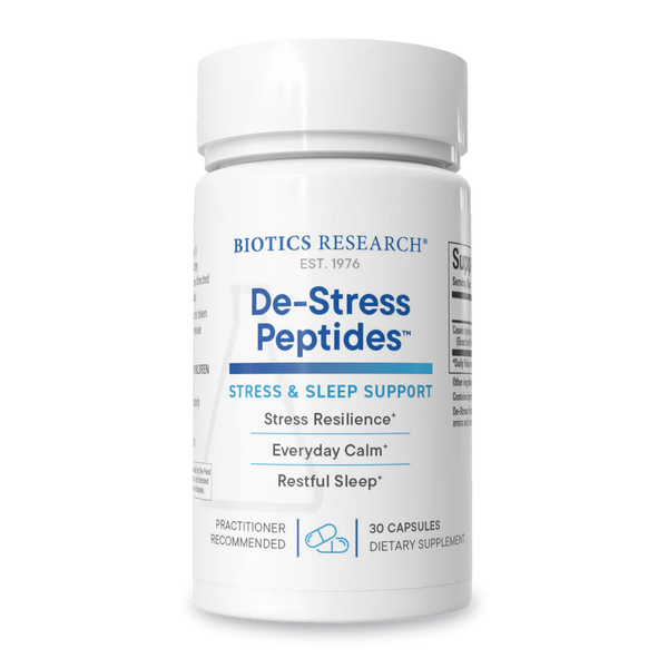 De-Stress Peptides™ NEW Name - Same great product! (Biotics Stress and Sleep Support) 30 capsules