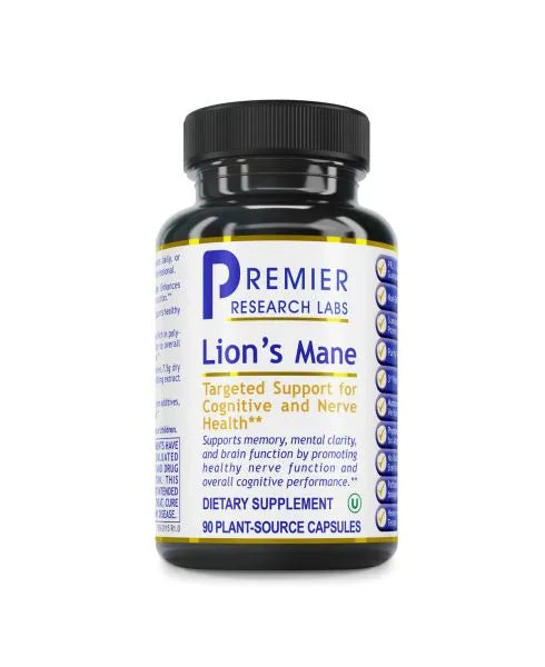 Lion's Mane *NEW ITEM* (Cognitive clarity, memory and nerve health) 90 vcaps