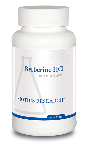 Berberine HCl (Support for Good Cholesterol Glycemic Levels) 90 Caps