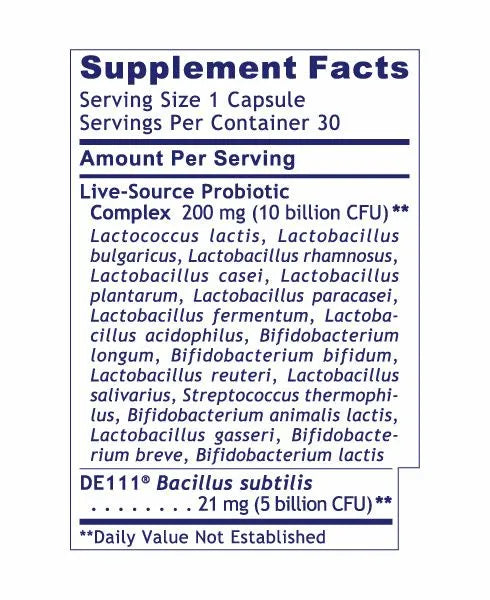 MicroBiome-18™ (Premier Probiotics - Intestinal Health) 30 Vcaps