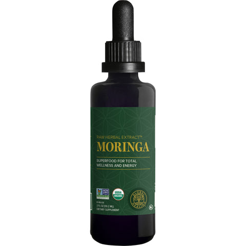 Moringa - Organic Herbal Extract (Energy, Mental, Sleep Support, and Healthy Cholesterol Level) 2 fl. oz.