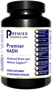 NADH (Premier Brain & Memory Support) 30 Vcaps