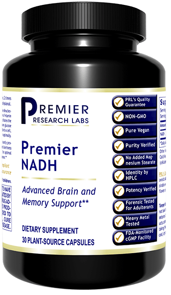 NADH (Premier Brain & Memory Support) 30 Vcaps