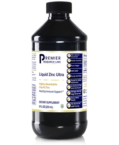 Zinc Ultra (Premier Liquid Zinc Ultra - Mood and Anxiety Support) 8 fl. oz. (235 mL)