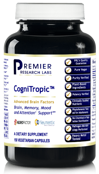CogniTropic (Premier Attention, Focus, Memory, Mood, Restful Sleep) 150 Vcaps