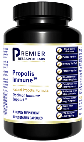 Propolis Immune (Premier Immune Support with Chrysin for skin problems & immune support) 60 Vcaps