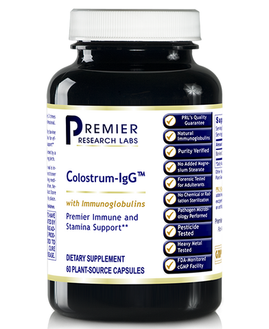 Colostrum-IgG Powder (Premier Immune Support) 60 Vcaps or 5 oz./bottle