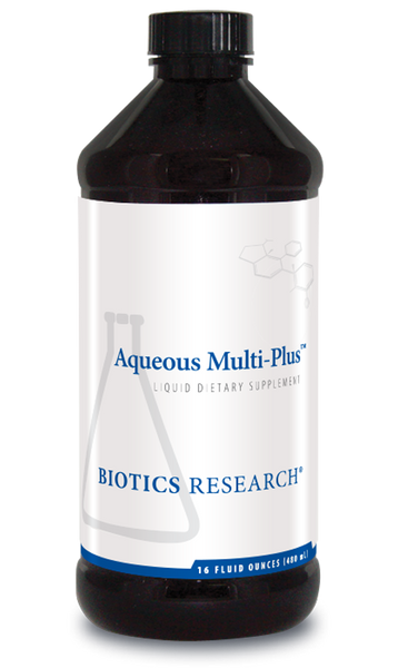 Aqueous Multi-Plus (Daily Vitamins/Minerals for Adults & Kids) 16 fl. oz.