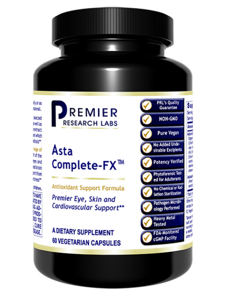 Asta Complete-FX - NEW & IMPROVED FORMULA (Premier Antioxident, Eye, Skin & Heart) 60 caps
