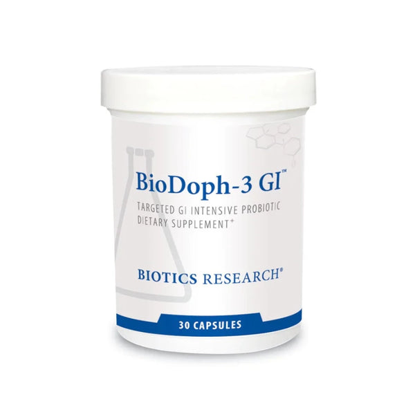 BioDoph-3 GI™ (Biotics Gastrointestinal Support & Probiotics), 30 caps