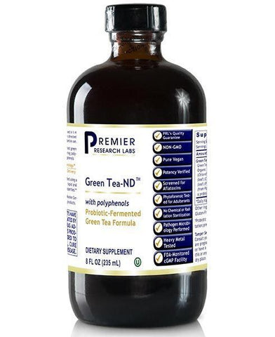 Green Tea-ND (Premier Green Tea-ND Probiotic-Fermented Green Tea Formula) 2 oz. or 8 oz.
