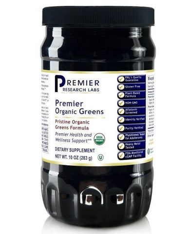 Greens Powder (Premier Organic Greens for Health and Wellness Support) 10 oz. Powder