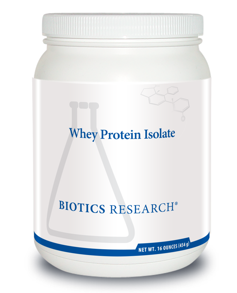 Whey Protein Isolate, 16 oz. Powder (3 Flavors - Regular, Chocolate, or Vanilla)